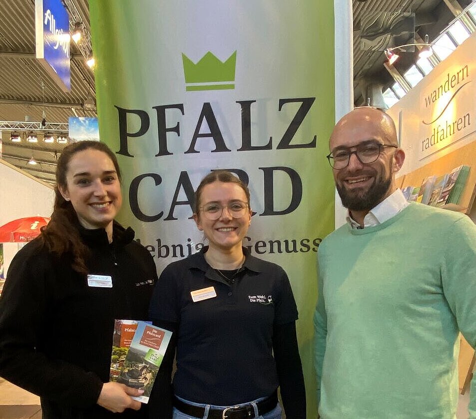 AVS beim Besuch der CMT in Stuttgart am Stand der Pfalzcard