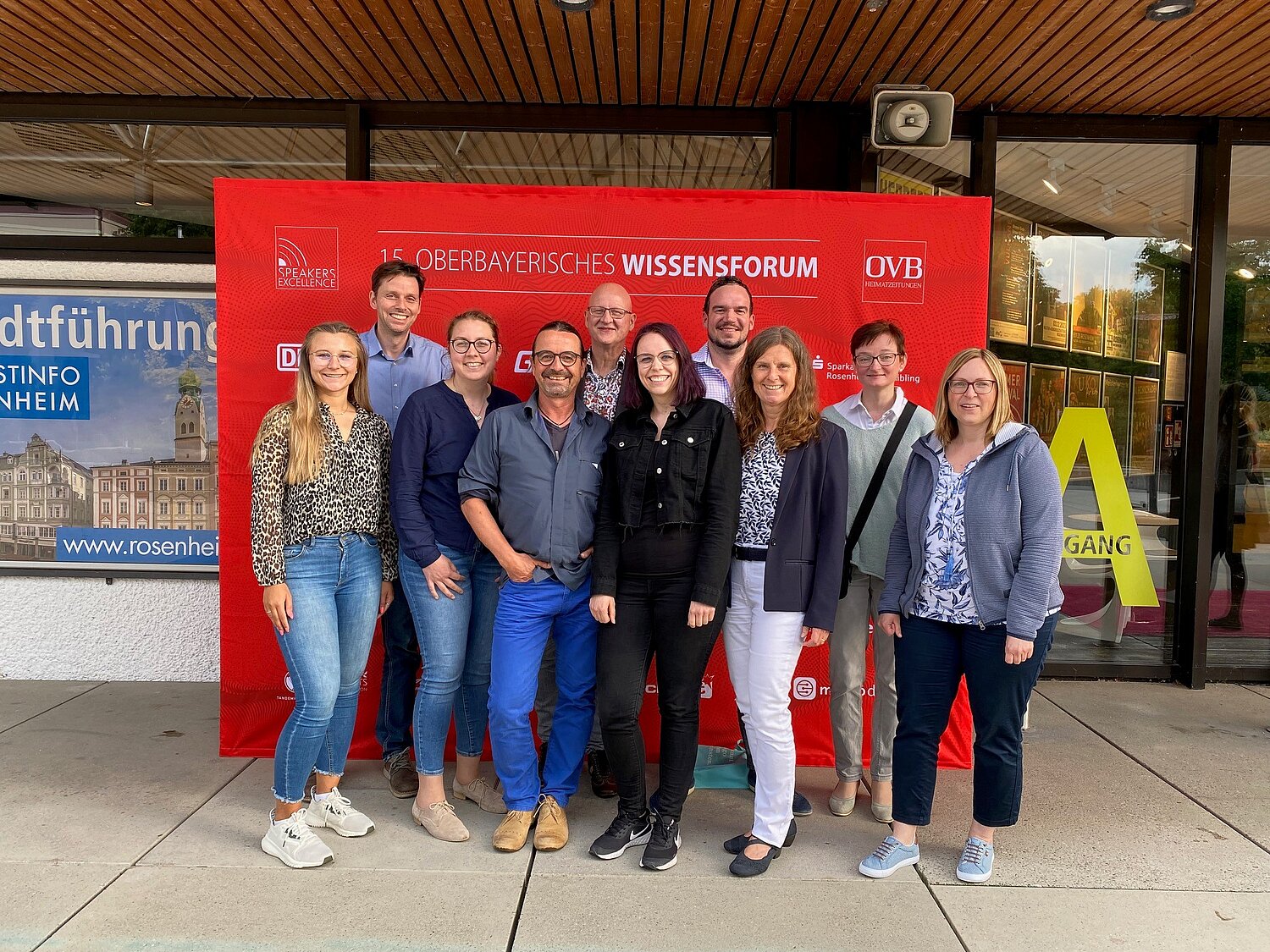 AVS-Team beim Besuch des 15. Oberbayerischen Wissensforum