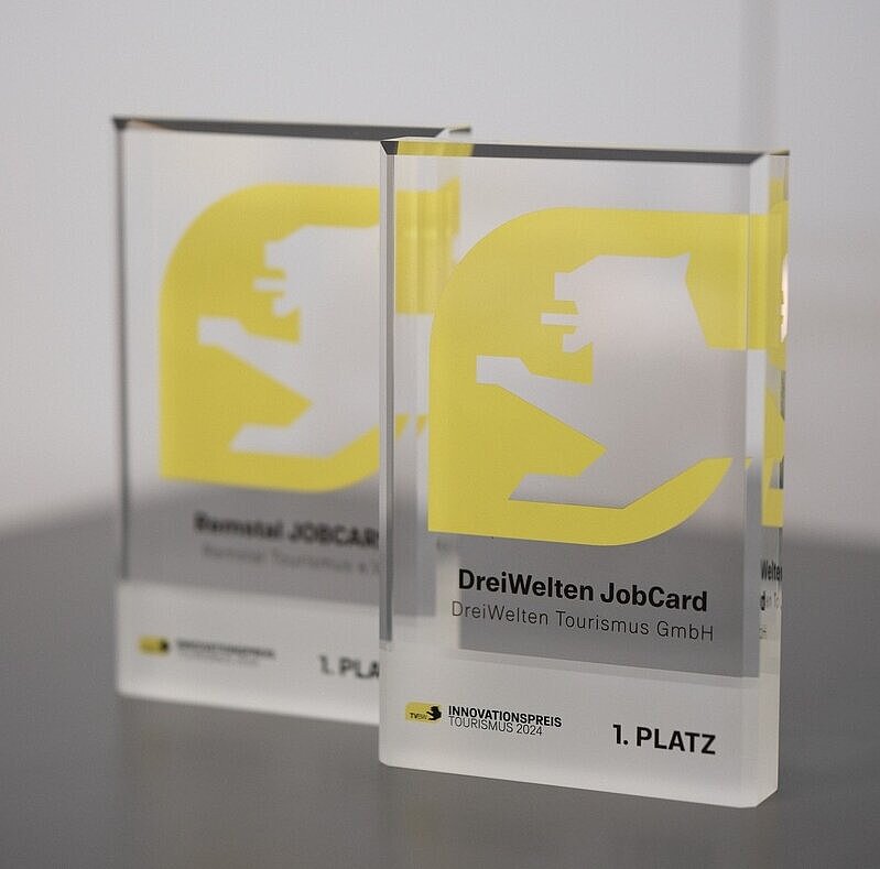 Foto vom Pokal des Innovationspreises