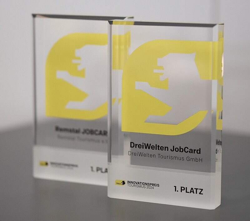 Foto vom Pokal des Innovationspreises