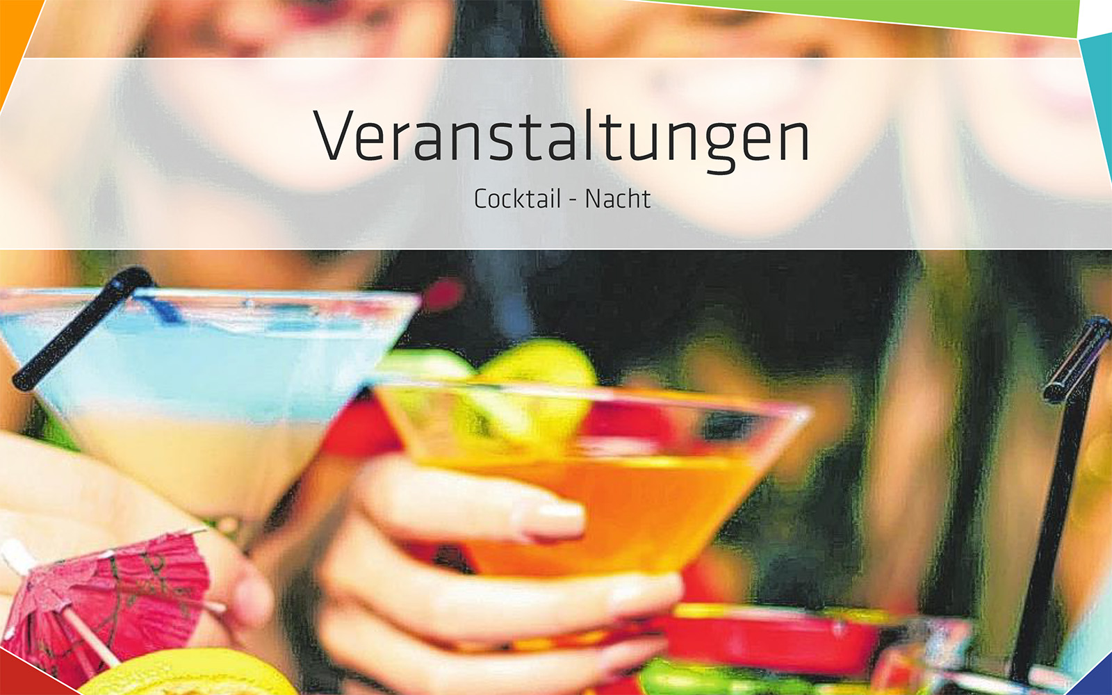 Veranstaltungsbild zur Cocktailnacht der DDV