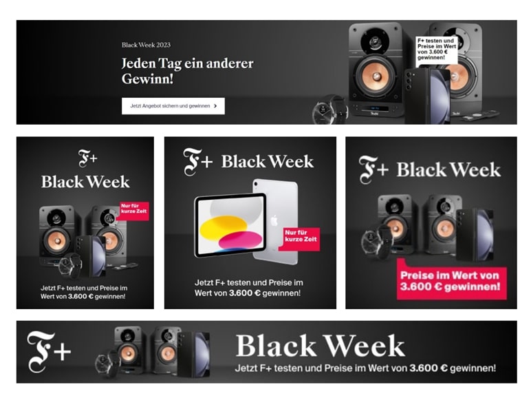 Website Gewinne F.A.Z. Black Week