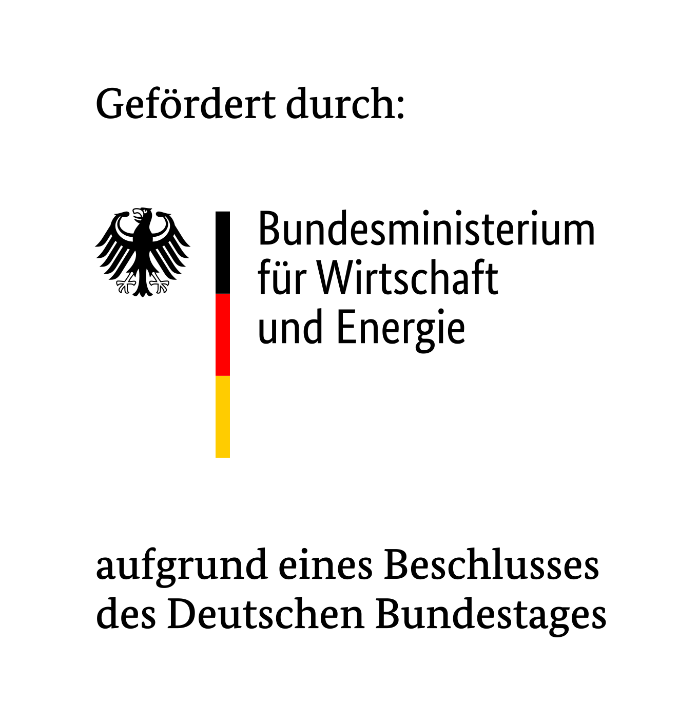 Förderung durch das Bundesministerium für Wirtschaft und Energie 