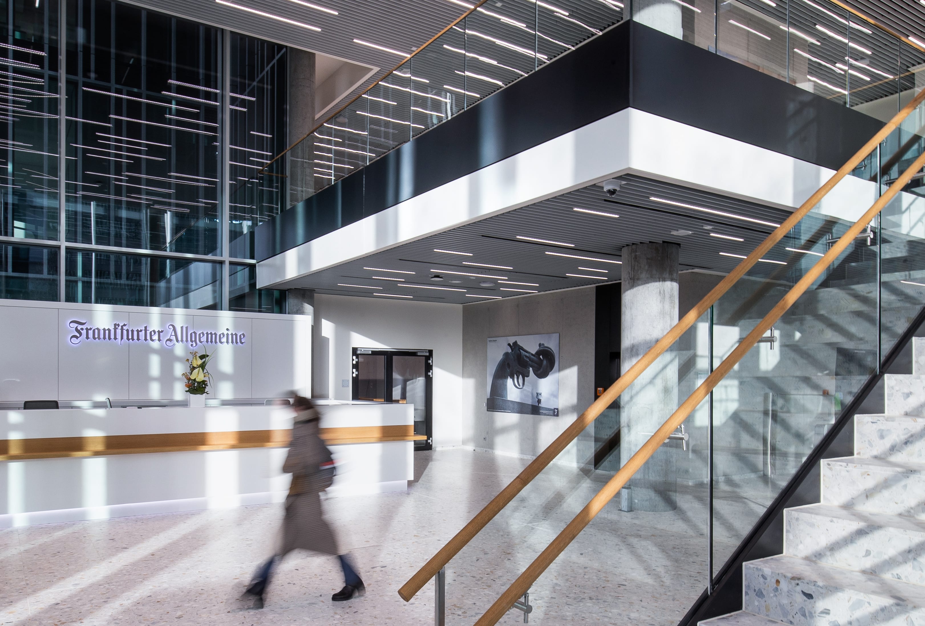 Foto: Foyer der F.A.Z. Zentrale