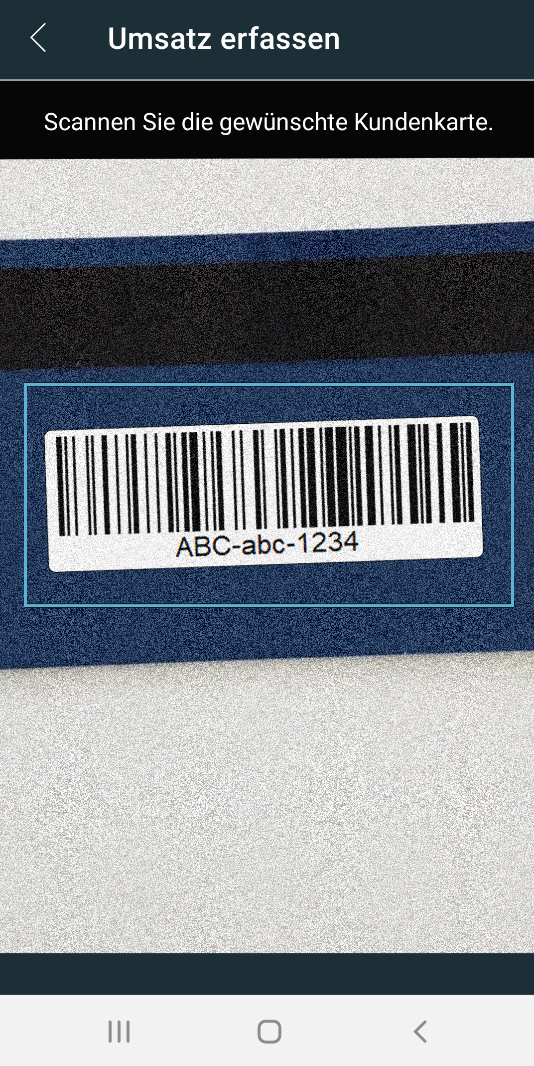 AVS Umsatz-Scan App: Barcode scannen
