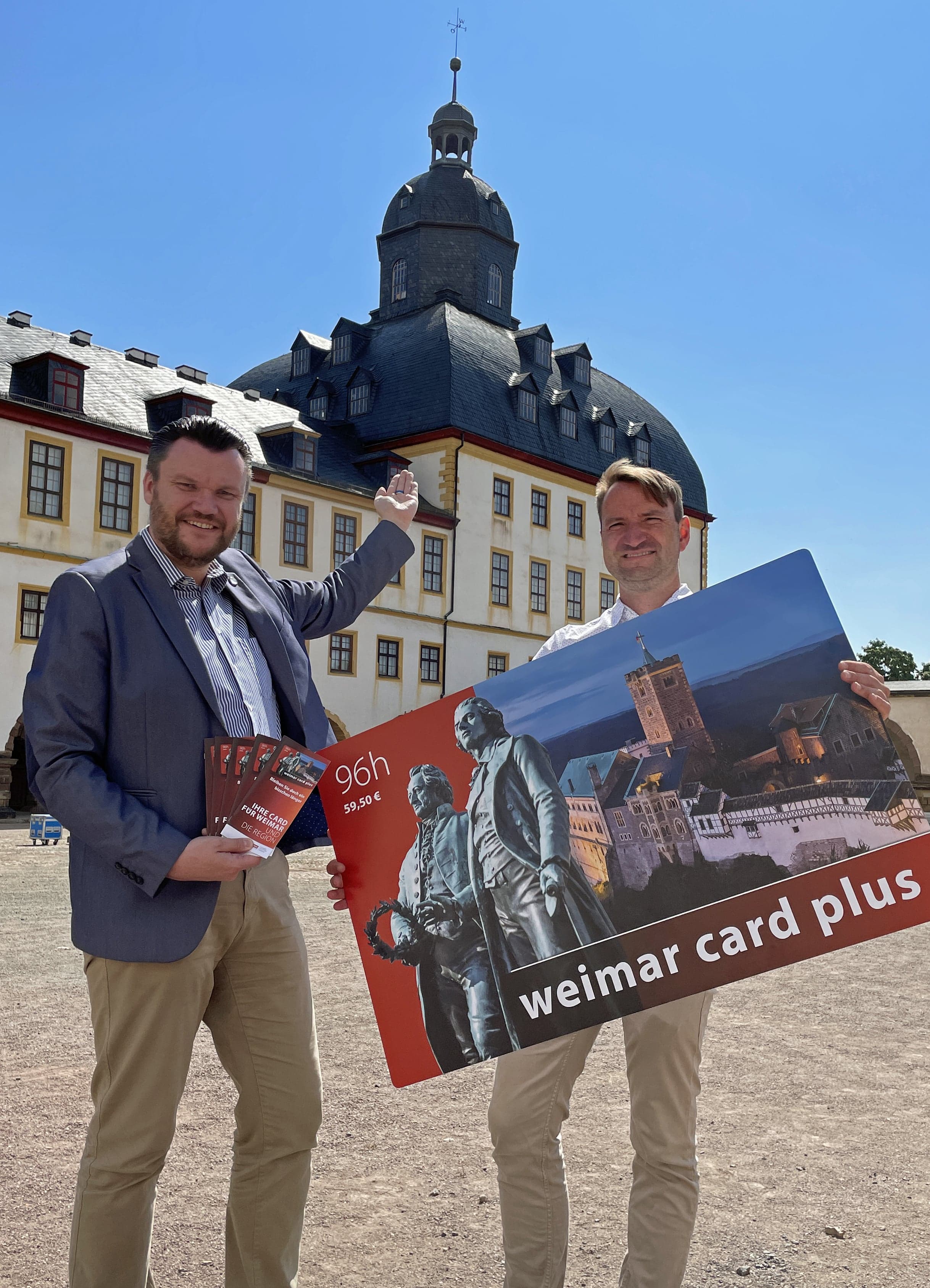 weimar card plus - Hochformat Präsentation der weimar card plus in Gotha