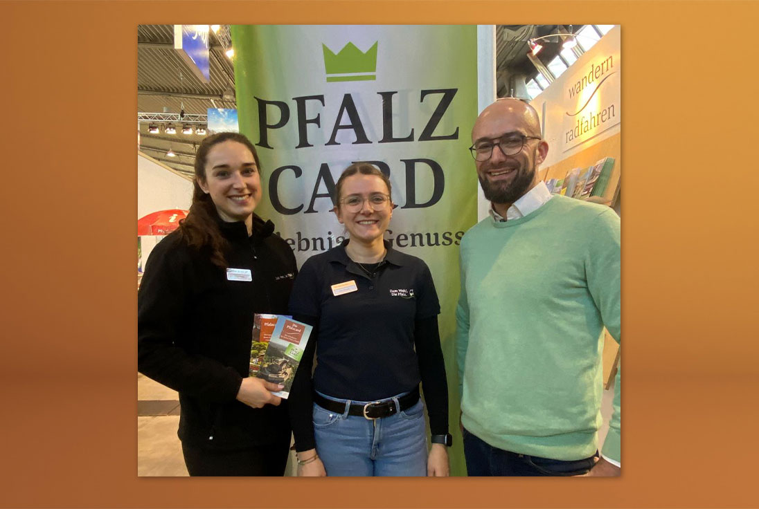 AVS am Messestand der Pfalzcard beim Besuch der CMT in Stuttgart