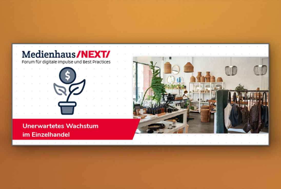 Blick in eine moderne und helle Boutique.