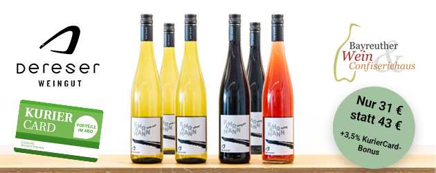 Weinflaschen zu einem Angebot für Weine