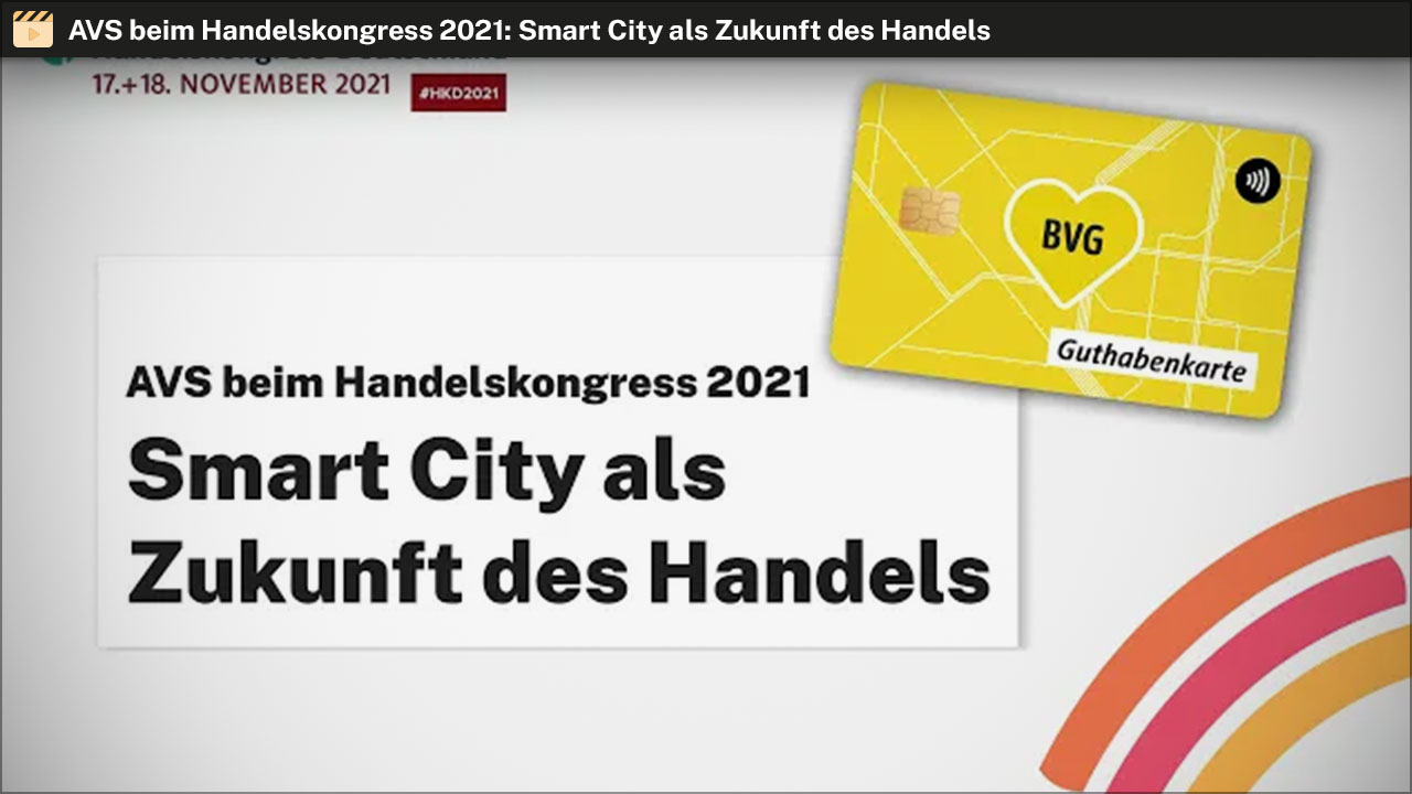 Bild mit Verlinkung zum Youtube-Video: AVS beim Handelskongress 2021